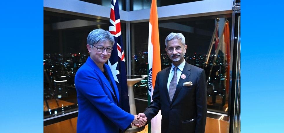 External Affairs Minister Dr. S. Jaishankar met Senator Penny Wong, Foreign Minister of Australia