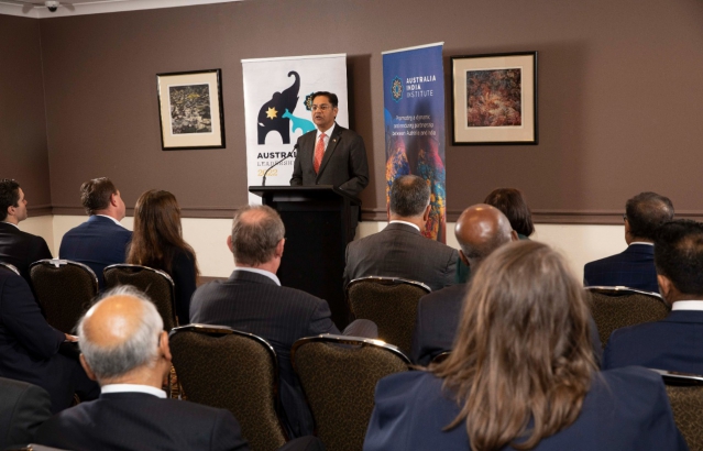 High Commissioner Manpreet Vohra delivered his remarks at the launch of Australia India Leadership Dialogue 2022, an initiative by Australia India Institute.
