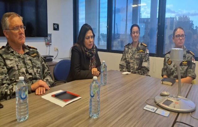 Meeting with Female Naval sailors of  Australian Navy  and discuss issues of gender equality in forces, peace and security. 