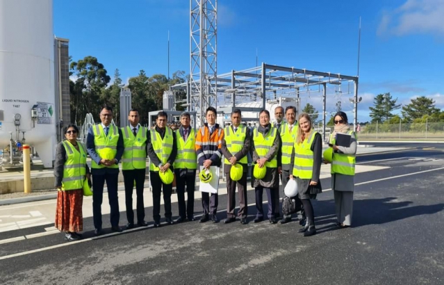 Visited the Hydrogen Energy Supply Chain, Hastings Liquefaction Plant.
