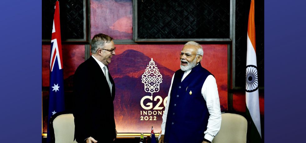 Hon'ble Prime Ministers of Australia & India discussed ways to further cement the comprehensive Strategic Partnership, with a focus on cooperation in education, innovation and other sectors.