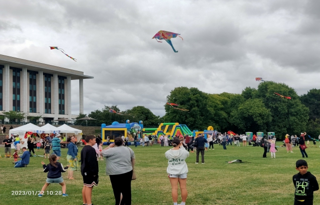 Kite Festival at Patrick White Lawns in Canberra
