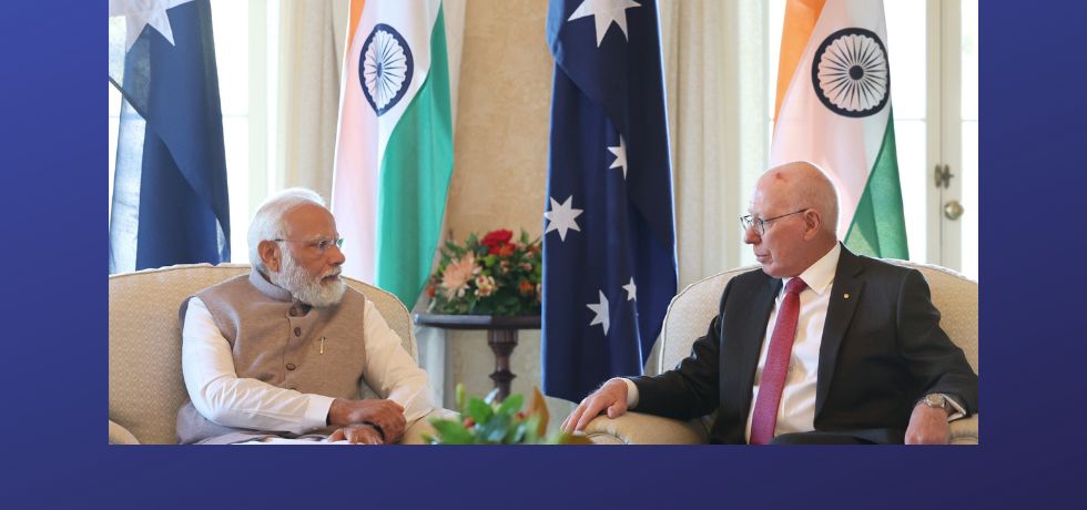 Prime Minister Shri Narendra Modi met H.E. Mr. David Hurley, Governor-General of Australia on 24 May 2023 at Admiralty House in Sydney, Australia.