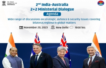 Second India-Australia 2+2 Defence and Foreign Ministerial Dialogue (November 20, 2023)