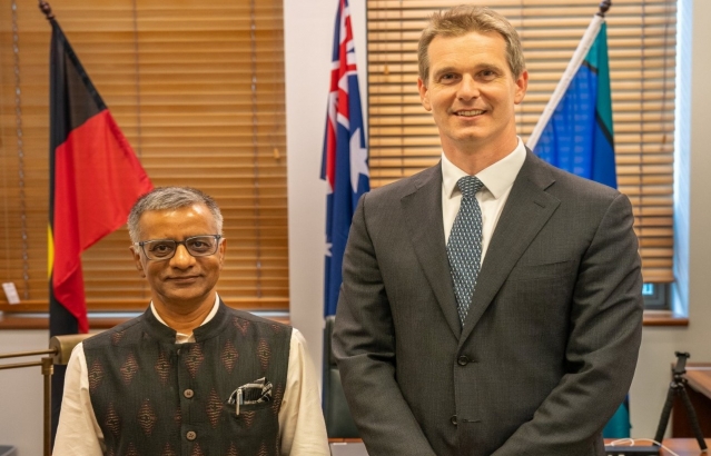 HC called on Andrew Charlton, Chair of the India-Australia Parliamentary Friendship Group and MP for Parramatta