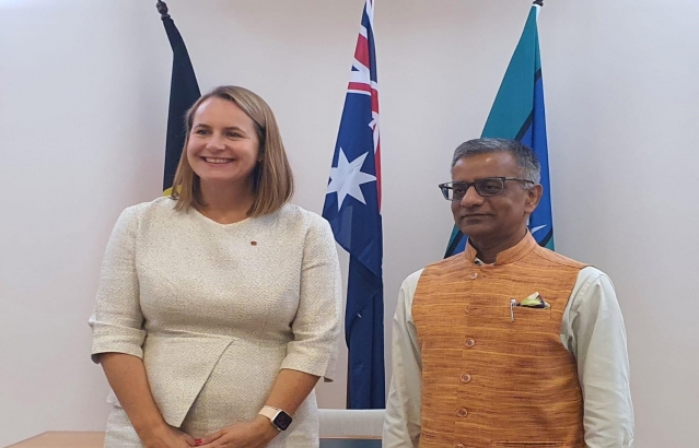 HC met Senator Senator Nita Green, Special Envoy for Great Barrier Reef.  